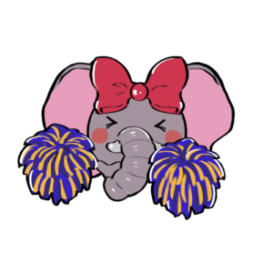 アーク英会話教室仙台　ぞうのマスコットキャラクター