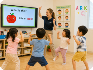 五感にアプロ―チ　未就学児のレッスン